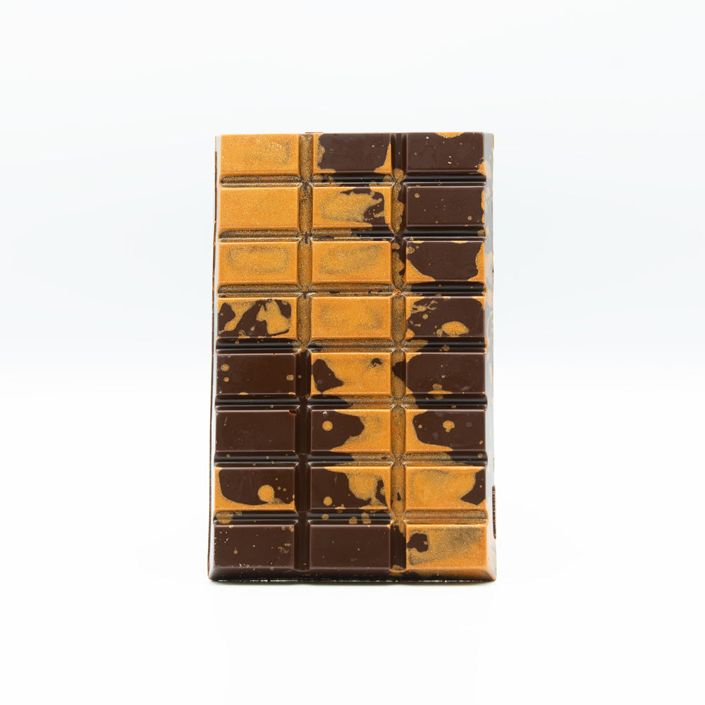 Pure chocolade met koffiepraliné reep
