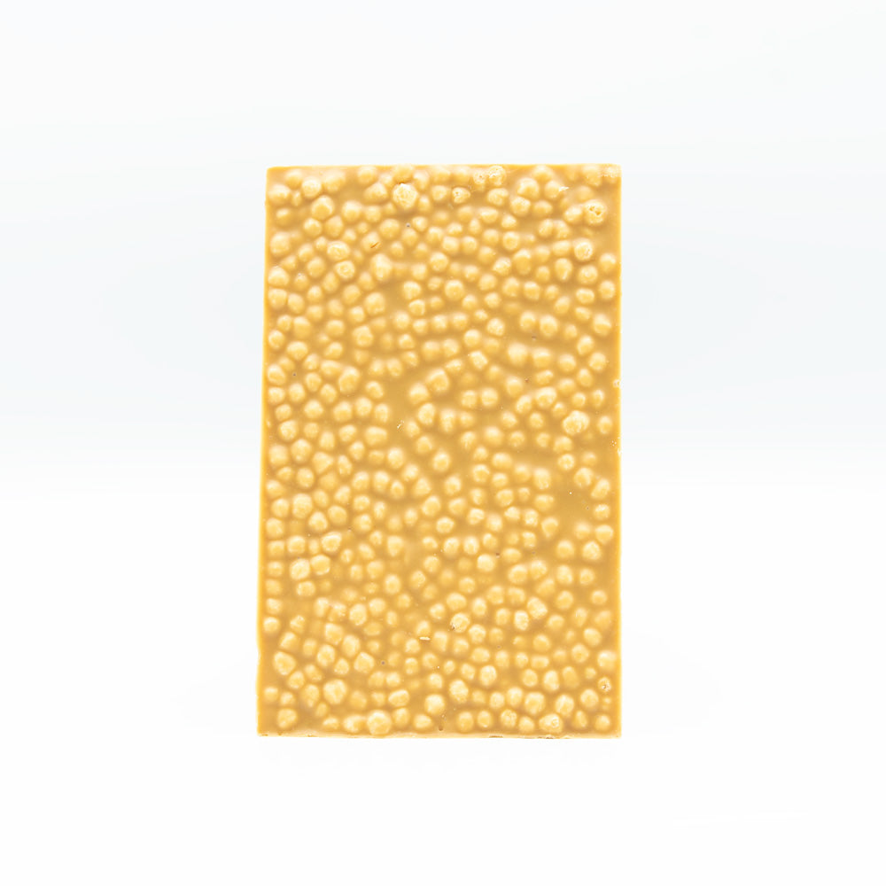 Gold chocolade reep met gepofte rijstkorrels