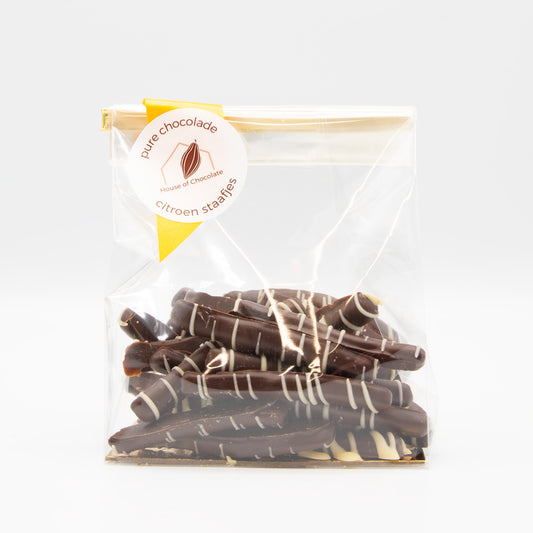 Pure chocolade staafjes