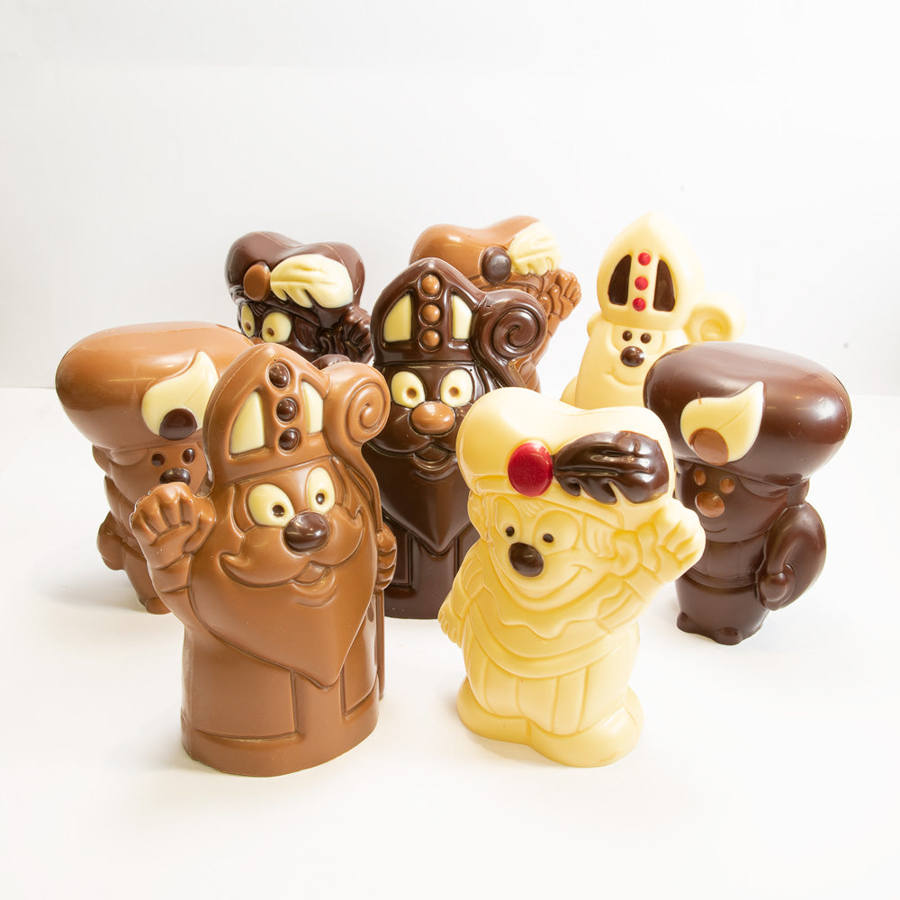 Grote Sint Piet figuurtjes – Chocolate